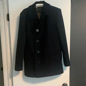 J. Crew Navy Dock Peacoat for Men